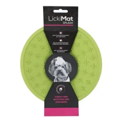 LickiMat Splash Slickmatta Grön 20 cm
