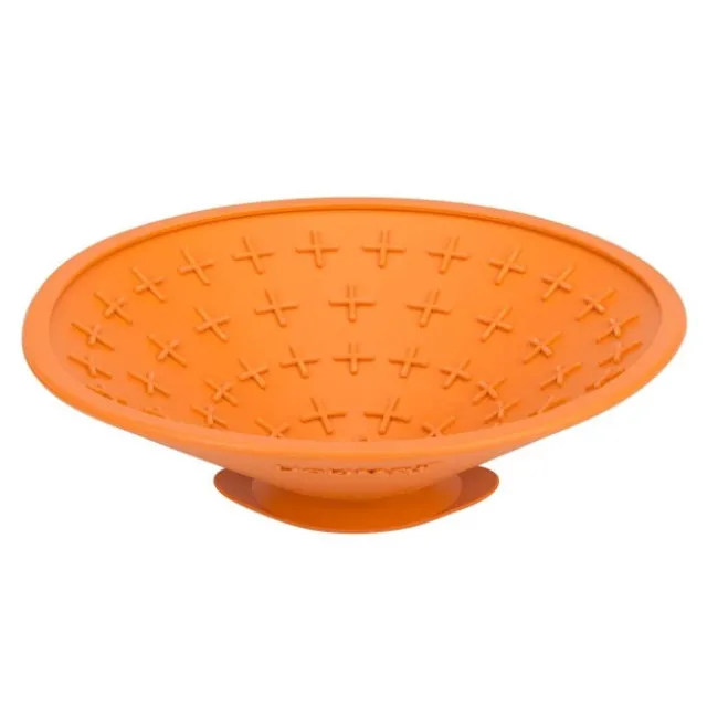 LickiMat Splash Slickmatta Orange 20 cm