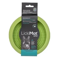 LickiMat UFO Slickmatta Matskål Grön 18,5 cm