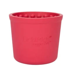 LickiMat Yoggie Slow Feeder Matskål Rosa 9,5 cm