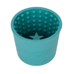 LickiMat Yoggie Slow Feeder Matskål Turkos 9,5 cm