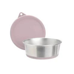 Little&Bigger Dinner Time Metallskål med Lock 17 cm