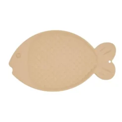 Little&Bigger Dinner Time Underlägg i Silikon Fisk Beige 44 x 25 cm