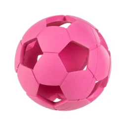 Little&Bigger Fotboll i Gummi Rosa 11 cm