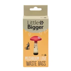Little&Bigger Mushroom Love Bajspåsar 4 x 15 st