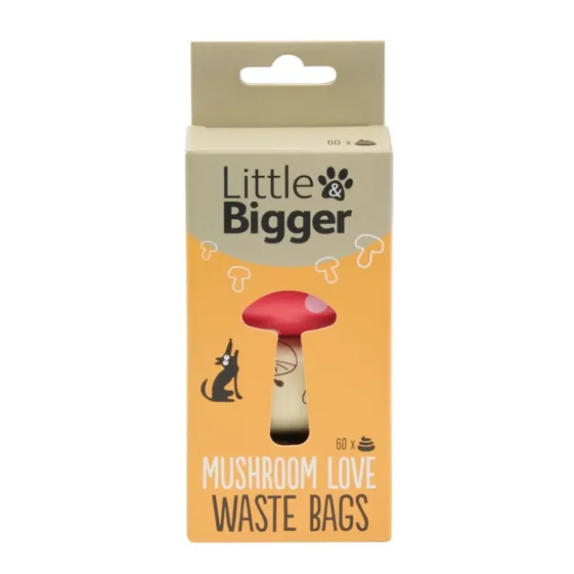 Little&Bigger Mushroom Love Bajspåsar 4 x 15 st