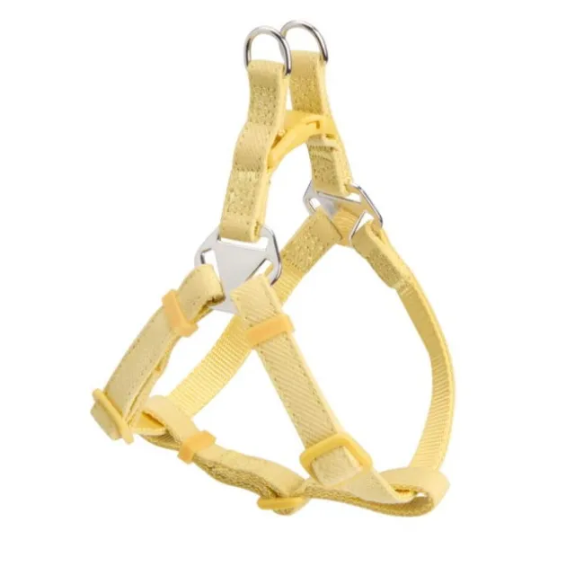 Little&Bigger Puppy Basics Taffi Step-in Hundsele Gul