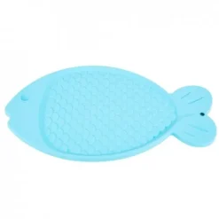 Little&Bigger Silicone Place Mat Fish Aqua