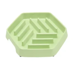 Little&Bigger Tasty Slow Feeder Hexagon Grön 22,5 cm