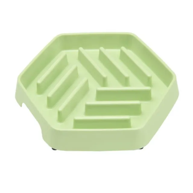 Little&Bigger Tasty Slow Feeder Hexagon Grön 22,5 cm