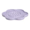 Little&Bigger Tasty Yummy Mat Slickmatta i Keramik Lila Blomma 18 cm