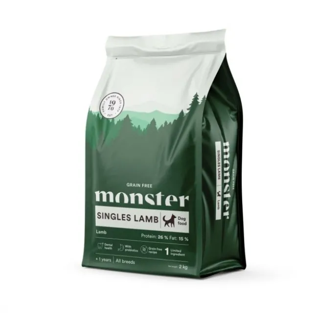 Monster Dog Adult Grain Free All Breeds Singles Lamb