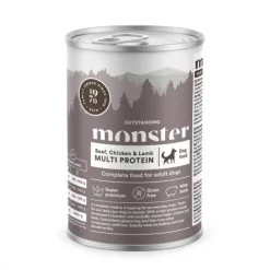 Monster Dog Adult Grain Free Beef, Chicken & Lamb 400 g