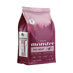 Monster Dog Adult Grain Free Red Meat Beef, Pork & Lamb
