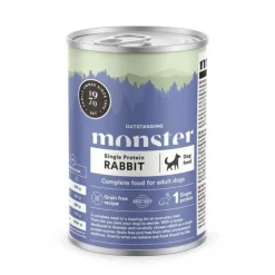 Monster Dog Adult Grain Free Single Protein Rabbit 400 g