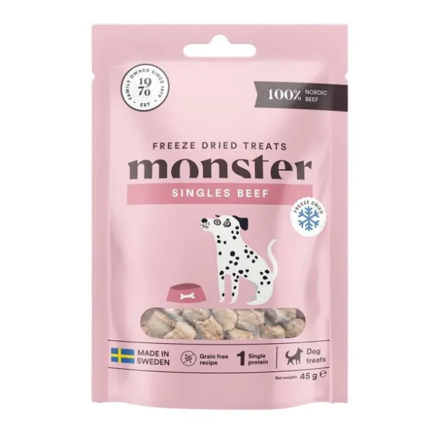 Monster Dog Treats Freeze Dried Beef