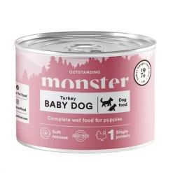 Monster Puppy Baby Mousse Turkey 190 g