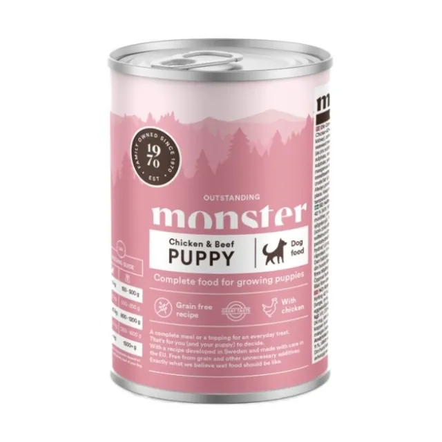 Monster Puppy Grain Free Chicken & Beef 400 g