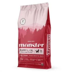 Monster Puppy Grain Free Large & XL Turkey & Chicken 12 kg