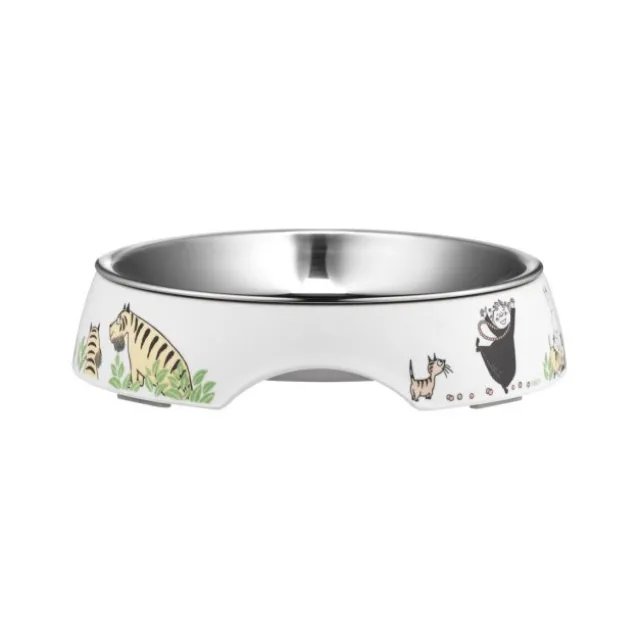 Moomin for Pets Kattskål Vit 15,5 cm