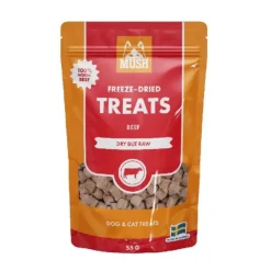 Mush Frystorkat Godis Hund & Katt Nöt 55 g