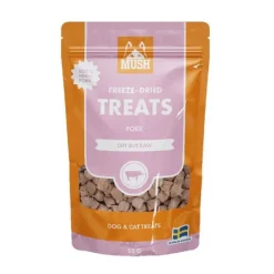Mush Frystorkat Godis Hund & Katt Gris 55 g