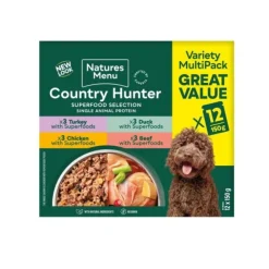 Natures:menu Dog Adult Country Hunter Multipack 12 x 150 g