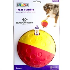 §Nina Ottosson Treat Tumble Aktiveringsboll Röd 13 cm