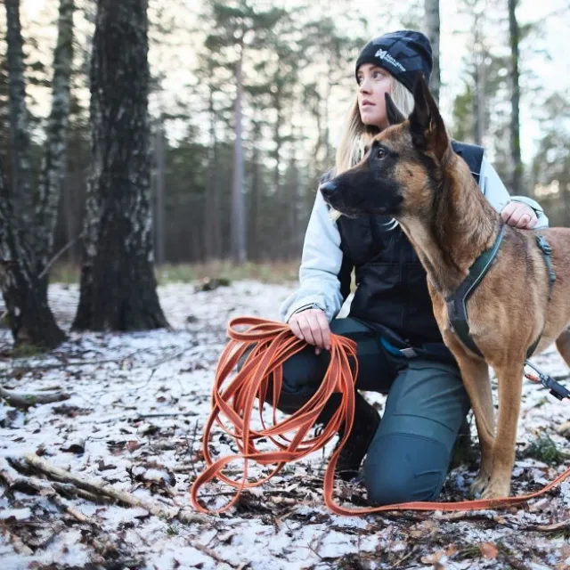 Non-Stop Dogwear Friction Långlina Hundkoppel Orange