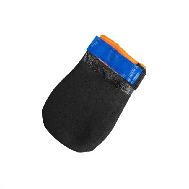 Non-Stop Dogwear Protector Bootie Hundstrumpa Svart & Orange 4-pack