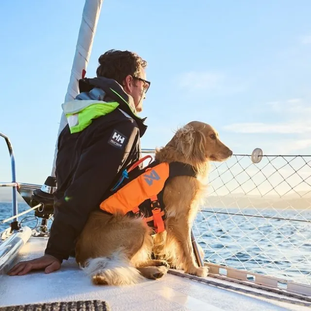 Non-Stop Dogwear Protector Flytväst till Hund Orange & Svart