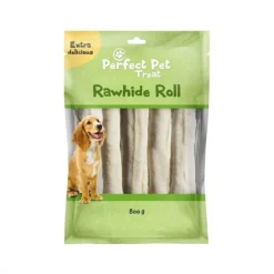 Perfect Pet Rawhide Tuggrulle 22 cm 10-pack