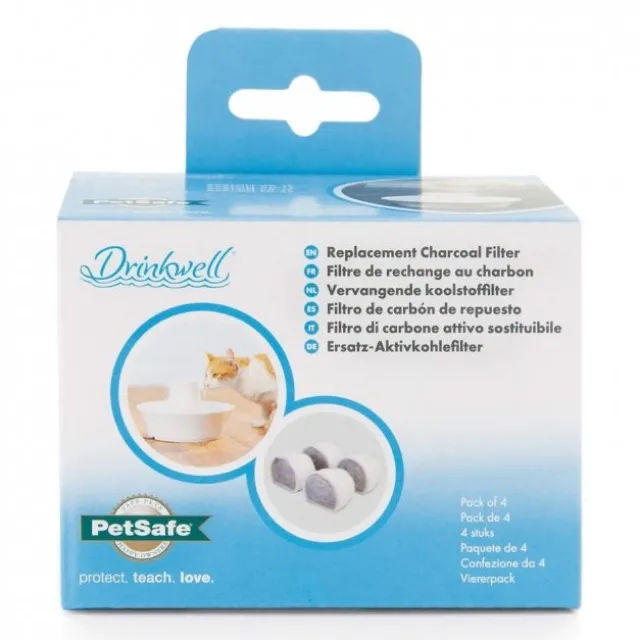 Petsafe Drinkwell Kolfilter för Drickfontän 4-pack