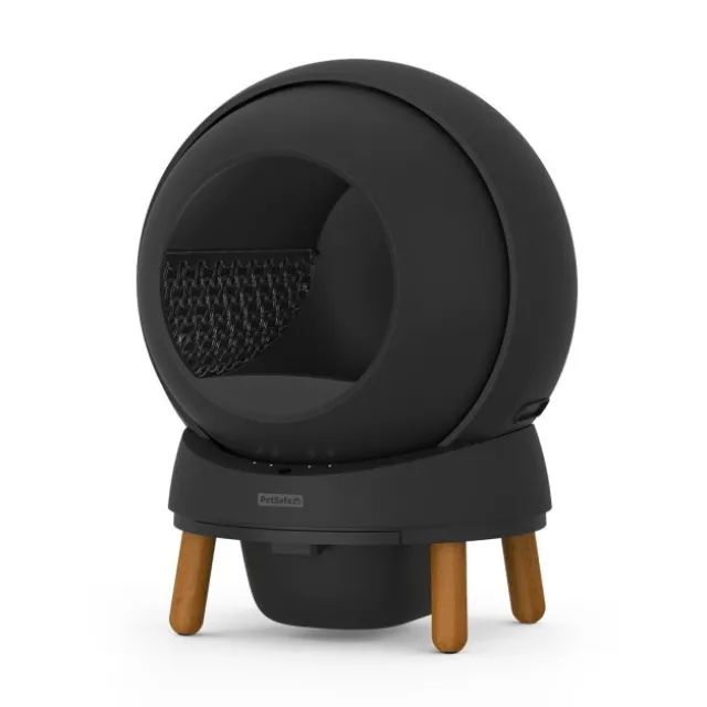PetSafe SmartSpin Självrensande Kattlåda Svart