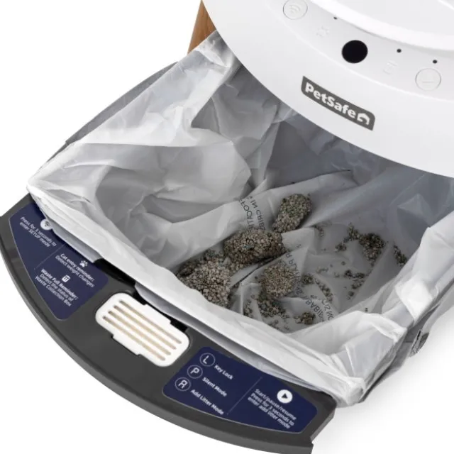 PetSafe SmartSpin Självrensande Kattlåda Vit