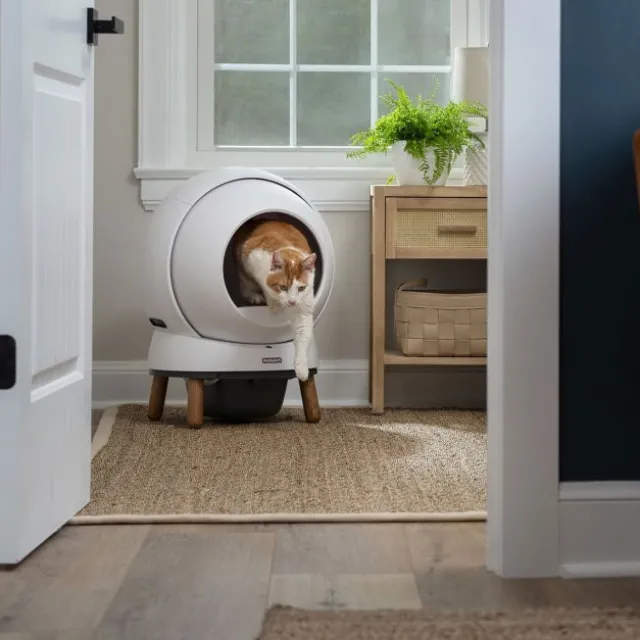 PetSafe SmartSpin Självrensande Kattlåda Vit
