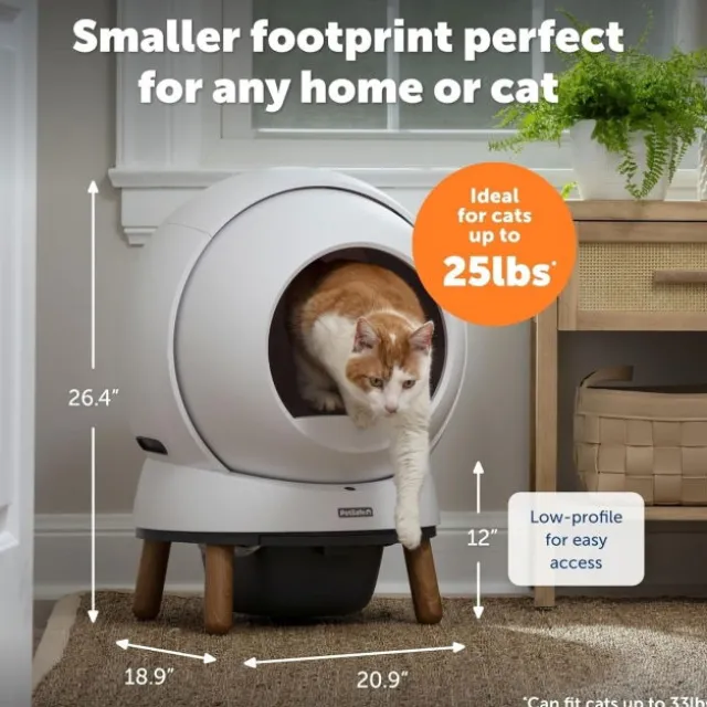 PetSafe SmartSpin Självrensande Kattlåda Vit