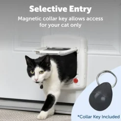 Petsafe Staywell Kattlucka Magnet Vit 400