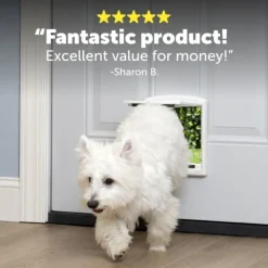 Petsafe Staywell Kattlucka 715 Vit