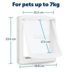 Petsafe Staywell Kattlucka 715 Vit