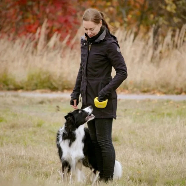 Pro Dog Godisväska i Silikon Gul