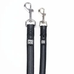 Pro Dog Grip Koppel Reflex Svart