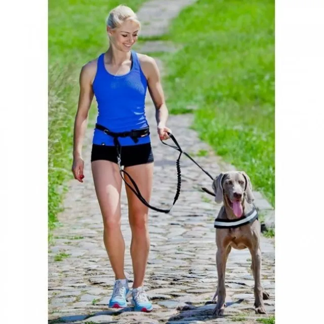 Pro Dog Joggingbälte med lina