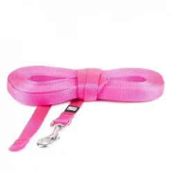 Pro Dog Nylon Träningslina rosa