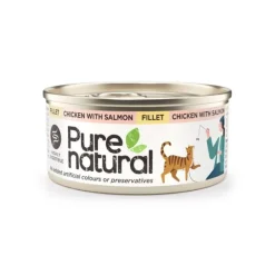 Purenatural Cat Adult Chicken Fillet with Salmon 70 g