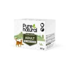 Purenatural Cat Adult Ocean Fish, Turkey & Salmon 90 g