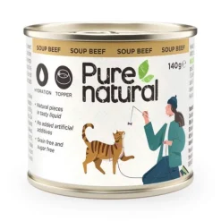 Purenatural Cat Soup Beef 140 g