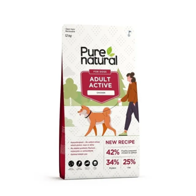 Purenatural Dog Adult Active Chicken 12 kg