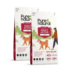 Purenatural Dog Adult Active Chicken 2 x 12 kg