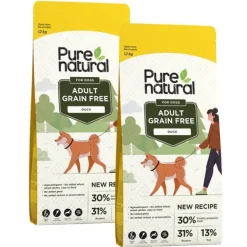 Purenatural Dog Adult Grain Free Duck 2 x 12 kg